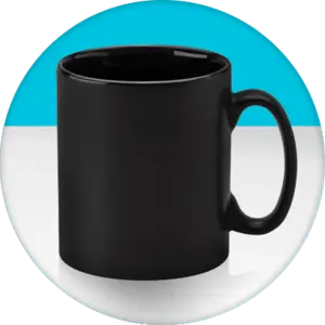 Drinkware black mug